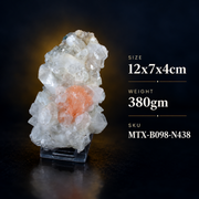 Natural Apophyllite with Heulandite Matrix Mineral Specimen