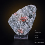 Natural Chalcedony Crystal Matrix Mineral Specimen from India 180 gm 10 × 8 × 2 cm