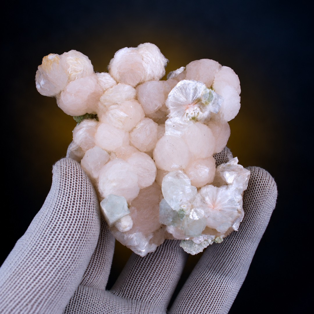 Natural Stilbite and Heulandite Crystal Specimen – 100g