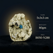 Natural Cavansite Crystal Matrix – Mineral Specimen from India
