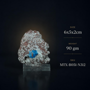 Natural Cavansite Crystal Matrix – Mineral Specimen from India