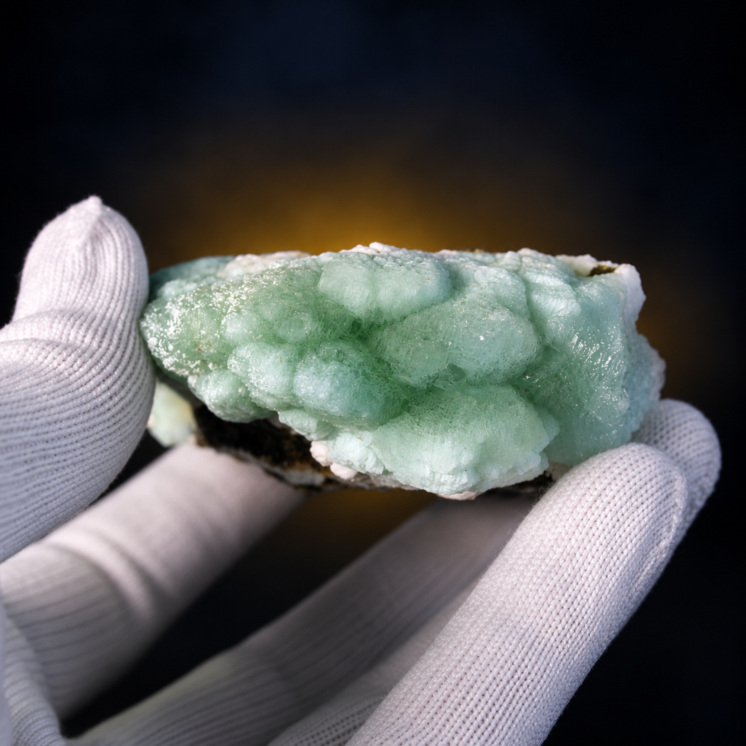 Natural Green Apophyllite Crystal Specimen – 190g