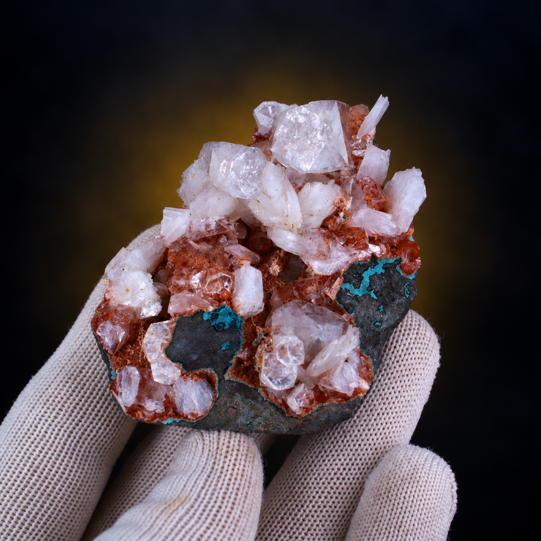 Natural Apophyllite with Stilbite Mineral Specimen – 100g
