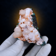 Stilbite & Peach-Pink Heulandite on Basalt Matrix | 9×5×4 cm | 170g