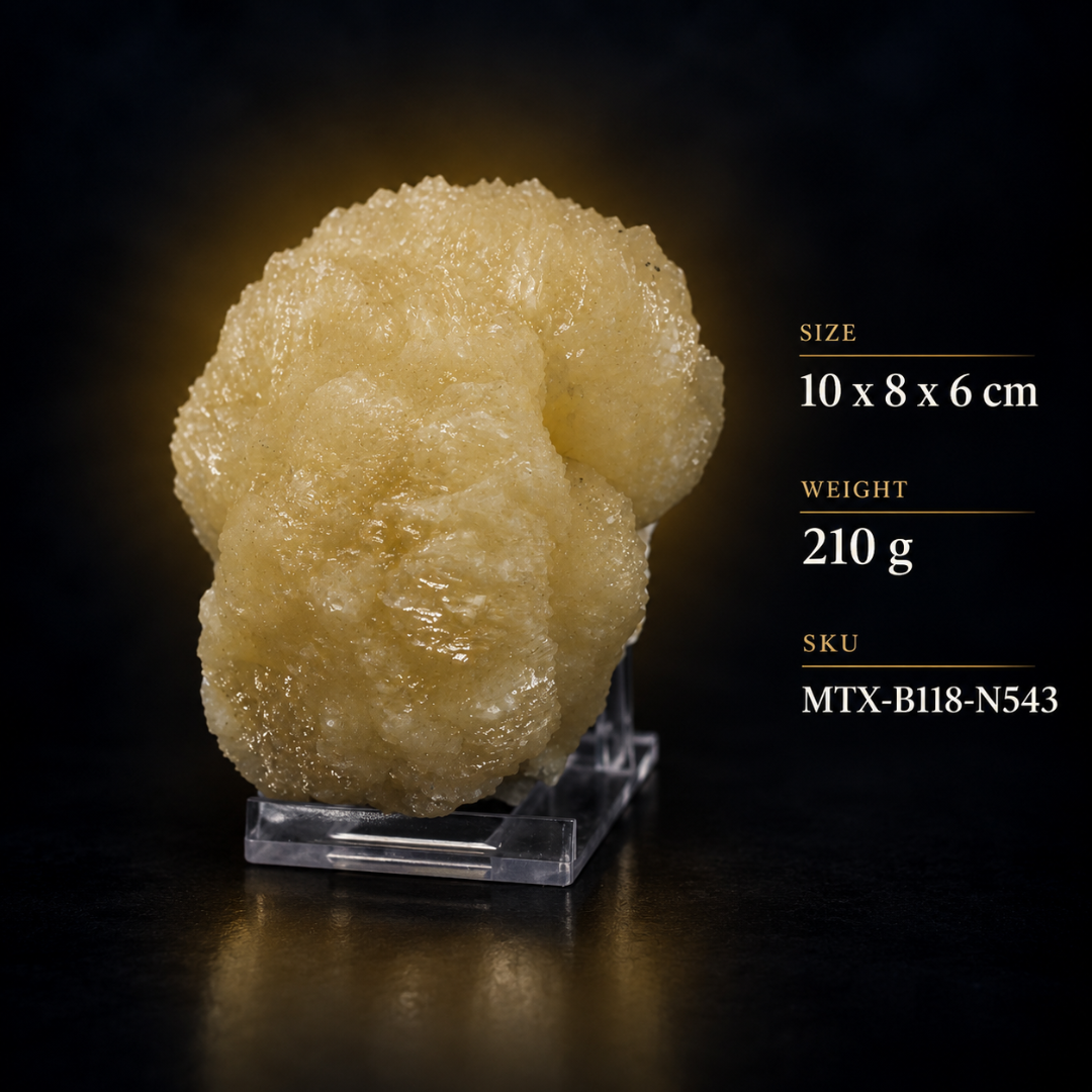 Stilbite with Heulandite – Natural Zeolite Mineral Specimen