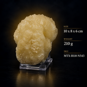 Stilbite with Heulandite – Natural Zeolite Mineral Specimen