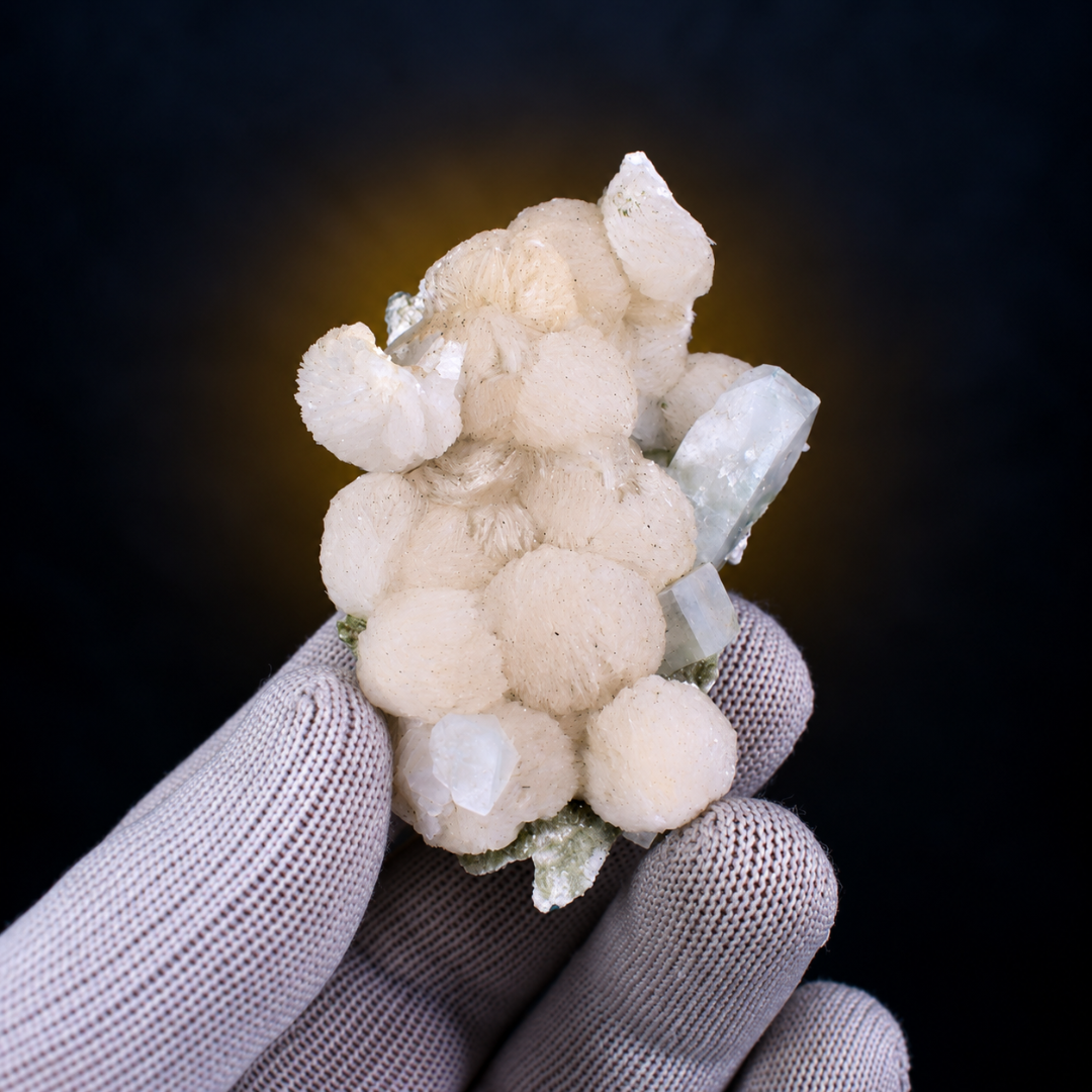 Natural Stilbite with Heulandite Crystal Specimen – 40g