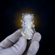 Natural Stilbite with Apophyllite Crystal Cluster – 30 g