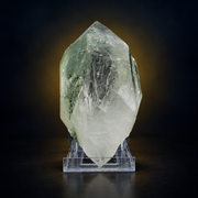 Natural Green Chlorite Himalayan Quartz Crystal – Mineral Specimen from India