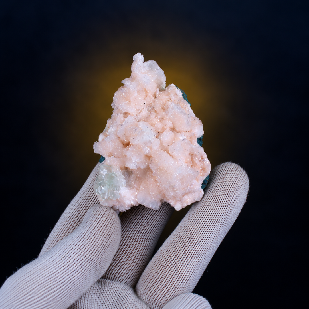 Natural Pink Stilbite Crystal Specimen – 80g