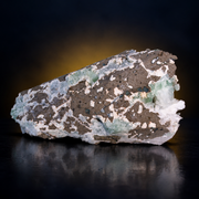 Natural Green Apophyllite with Heulandite & Scolecite Crystal Specimen – India