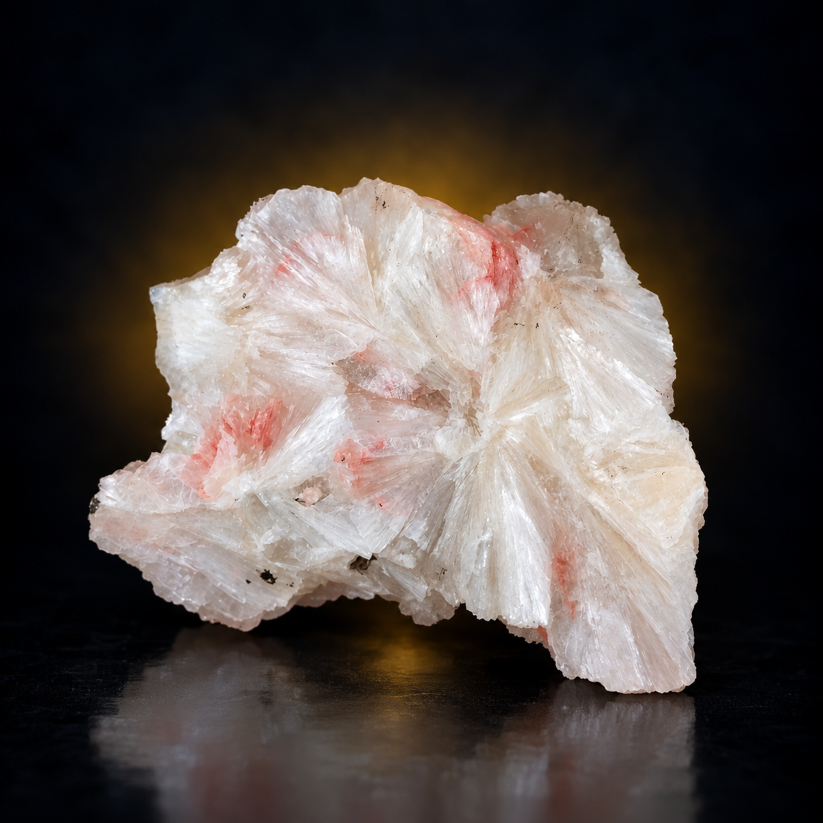 Natural Peach Stilbite Crystal Cluster – 220 g