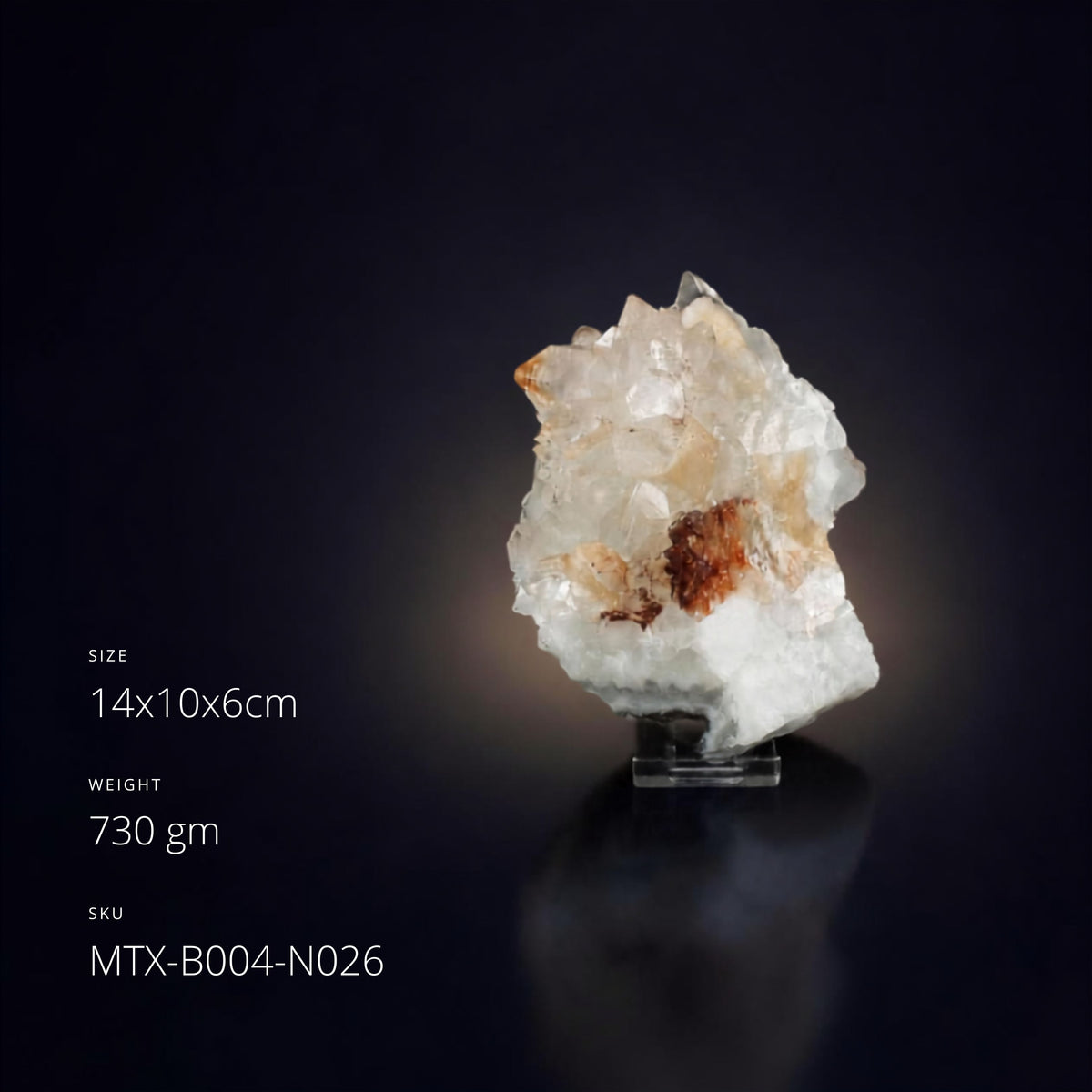 Apophyllite specimen — India, 730 g.