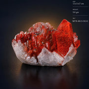 Natural Red Hematoid Quartz Mineral Specimen 11 × 11 × 7 cm, 500 g