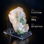 Natural Green Apophyllite Crystal Mineral Specimen – 100g