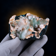 Natural Green Apophyllite with Stilbite and Heulandite Matrix – 170 g