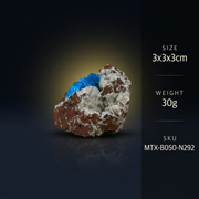Natural Cavansite Crystal Matrix – Mineral Specimen from India