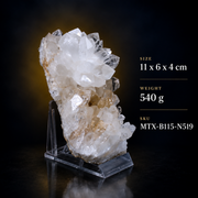 Clear Quartz with Calcite – Natural Mineral Specimen