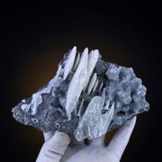 Natural Prehnite and Chalcedony Mineral Specimen  17 × 12 × 5 cm 660 g