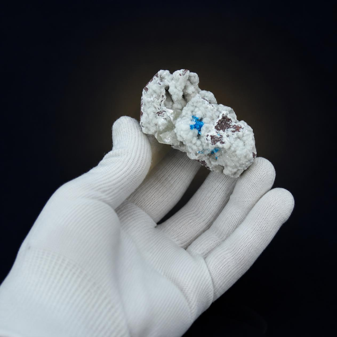 Natural Cavansite Crystal Matrix – Mineral Specimen from India