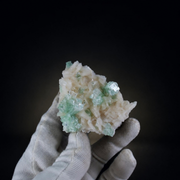 Natural Green Apophyllite Stilbite Heulandite Crystal Lot – 32 PCS – India