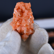 Natural Orange Stilbite with Heulandite Crystal Lot – 54 PCS – Mineral Specimens from India