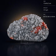 Natural Chalcedony Crystal Matrix Mineral Specimen from India 310 gm 13 × 9 × 2 cm