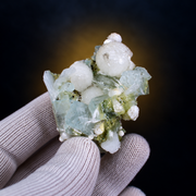 Natural Apophyllite with Heulandite &amp; Okenite Mineral Specimen – 40g