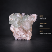 Natural Green Apophyllite with Stilbite, Matrix &amp; Heulandite – 210 g