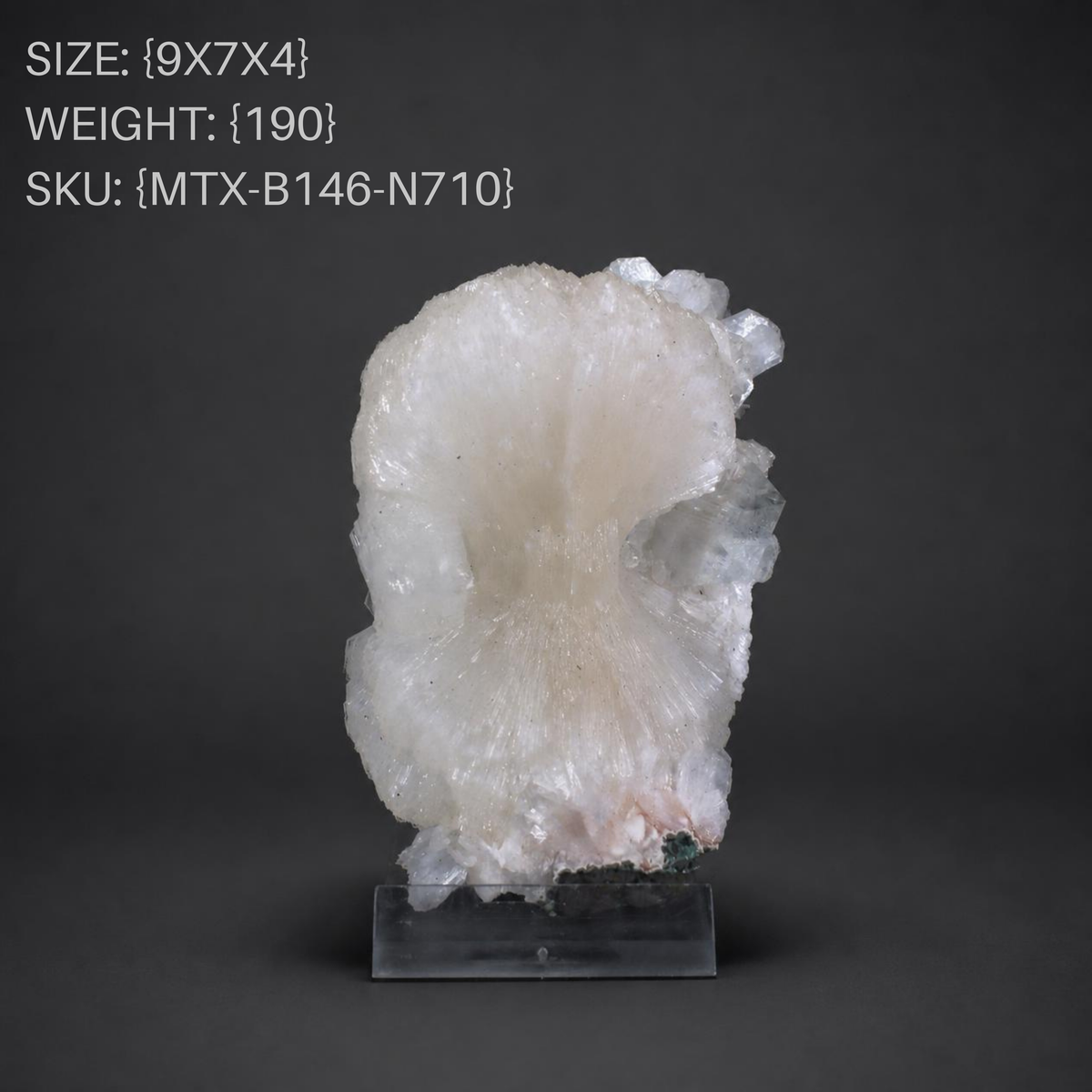 Stilbite & Heulandite Crystal Cluster  8 × 7 × 4 cm | 190 g