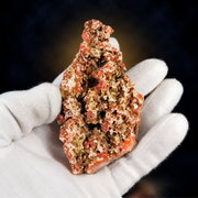 Natural Orange Stilbite Crystal Cluster – 150 g