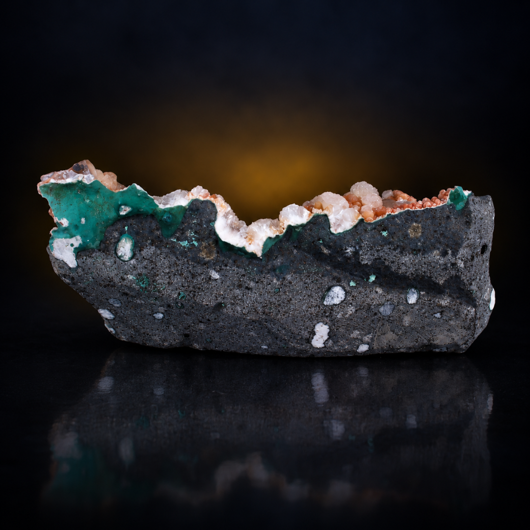 Stilbite with Heulandite – Natural Mineral Specimen