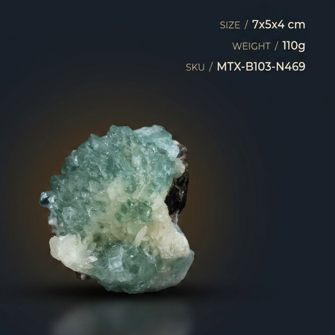 Apophyllite specimen — India, 110 g.