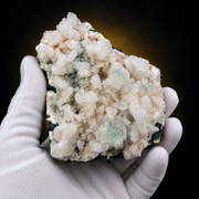 Green Apophyllite with Stilbite & Heulandite Crystal Specimen | 11×8×4 cm | 340g