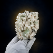 Natural Green Apophyllite with Heulandite Crystal Specimen | 11×10×4 cm | 430g