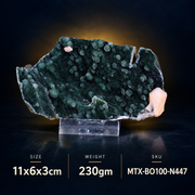 Natural Chalcedony with Heulandite Matrix Mineral Specimen – India