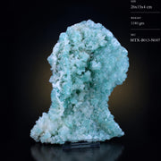 Natural Green Apophyllite Crystal Matrix Mineral Specimen from India 1180 gm 26 × 15 × 4 cm