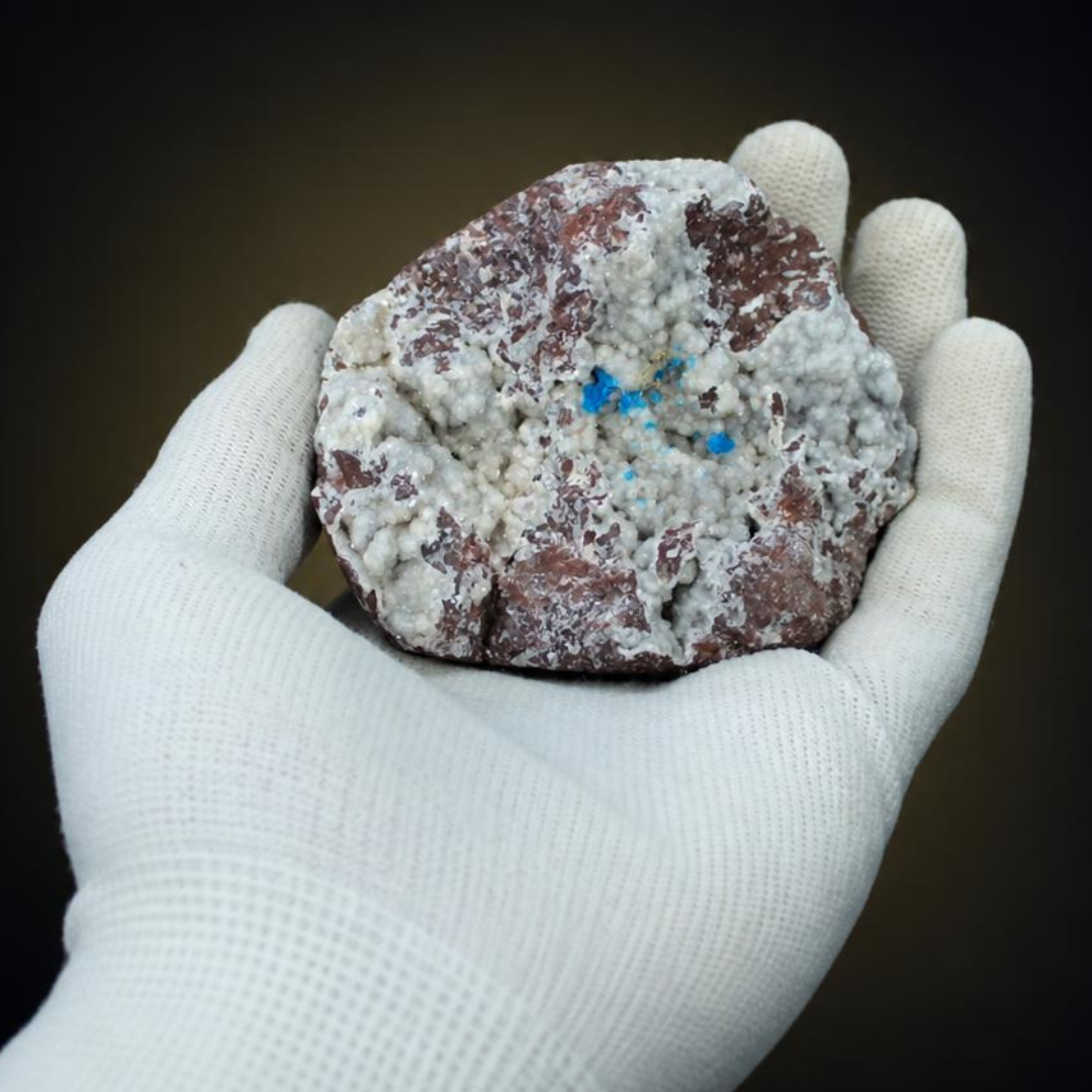 Natural Cavansite Crystal Matrix – Mineral Specimen from India