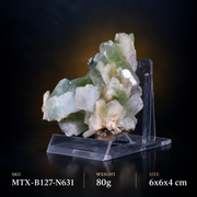 Natural Green Apophyllite Crystal Mineral Specimen – 80g