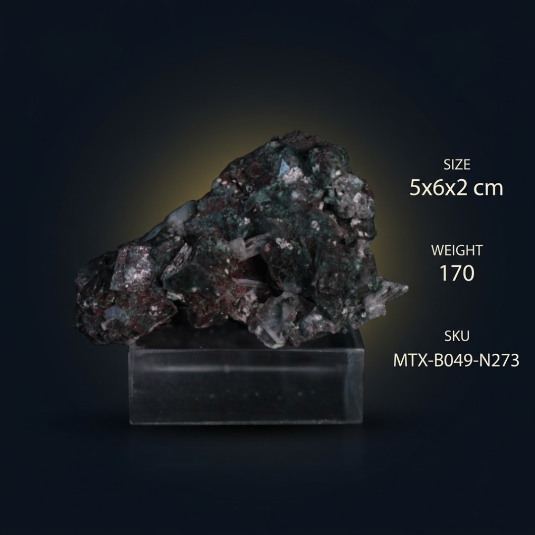 Natural Apophyllite Crystal Matrix – Mineral Specimen from India