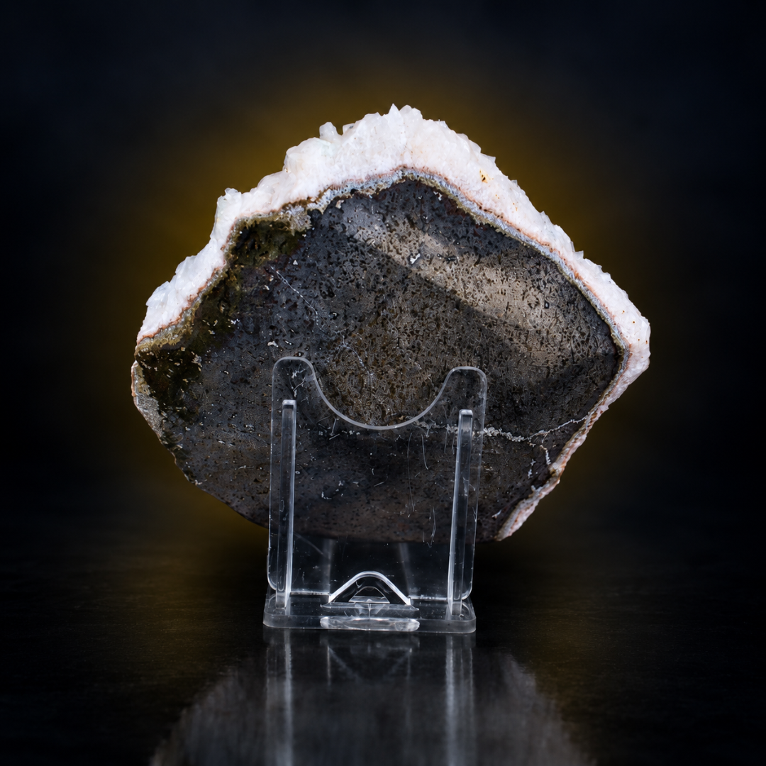 Green Apophyllite with Heulandite – Natural Mineral Specimen