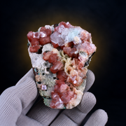 Natural Apophyllite, Stilbite &amp; Chalcedony Mineral Specimen – 120g