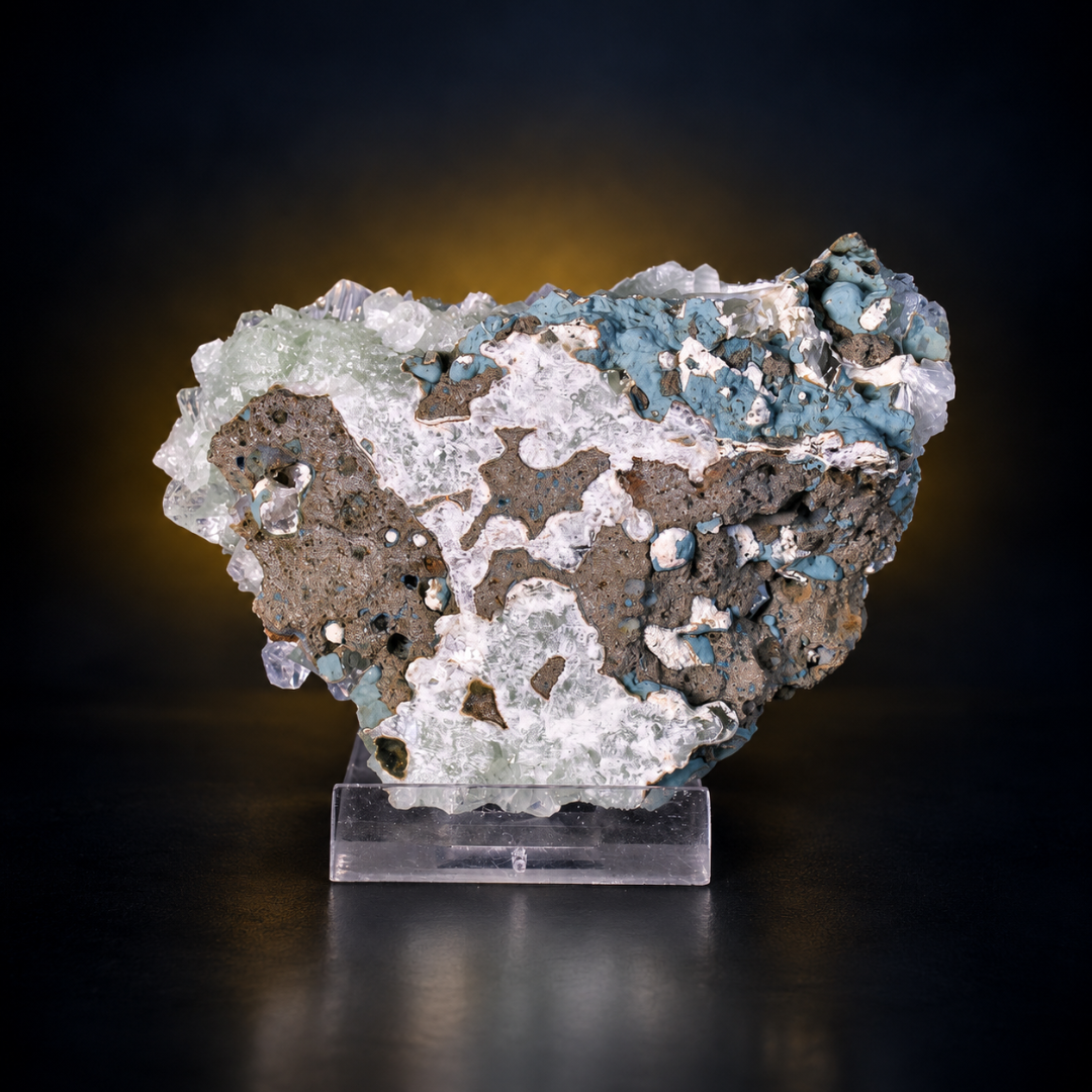 Green Apophyllite on Natural Matrix – 160g