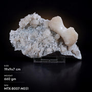 Natural Stilbite with Heulandite Mineral Specimen 19 × 9 × 7 cm 660 g