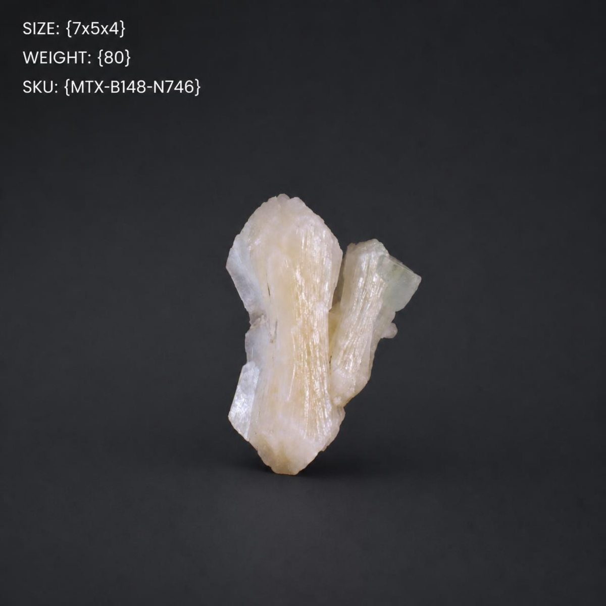 Stilbite on Heulandite Crystal Cluster 7×5×4 cm | 80g