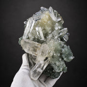 Natural Chlorite Quartz Crystal Cluster  17 × 13 × 8 cm 920 g