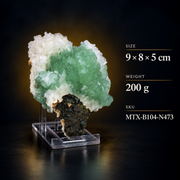 Natural Green Apophyllite Crystal Specimen – 200 g