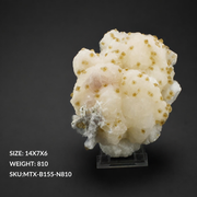 Natural Honey Calcite on Heulandite – 810 g