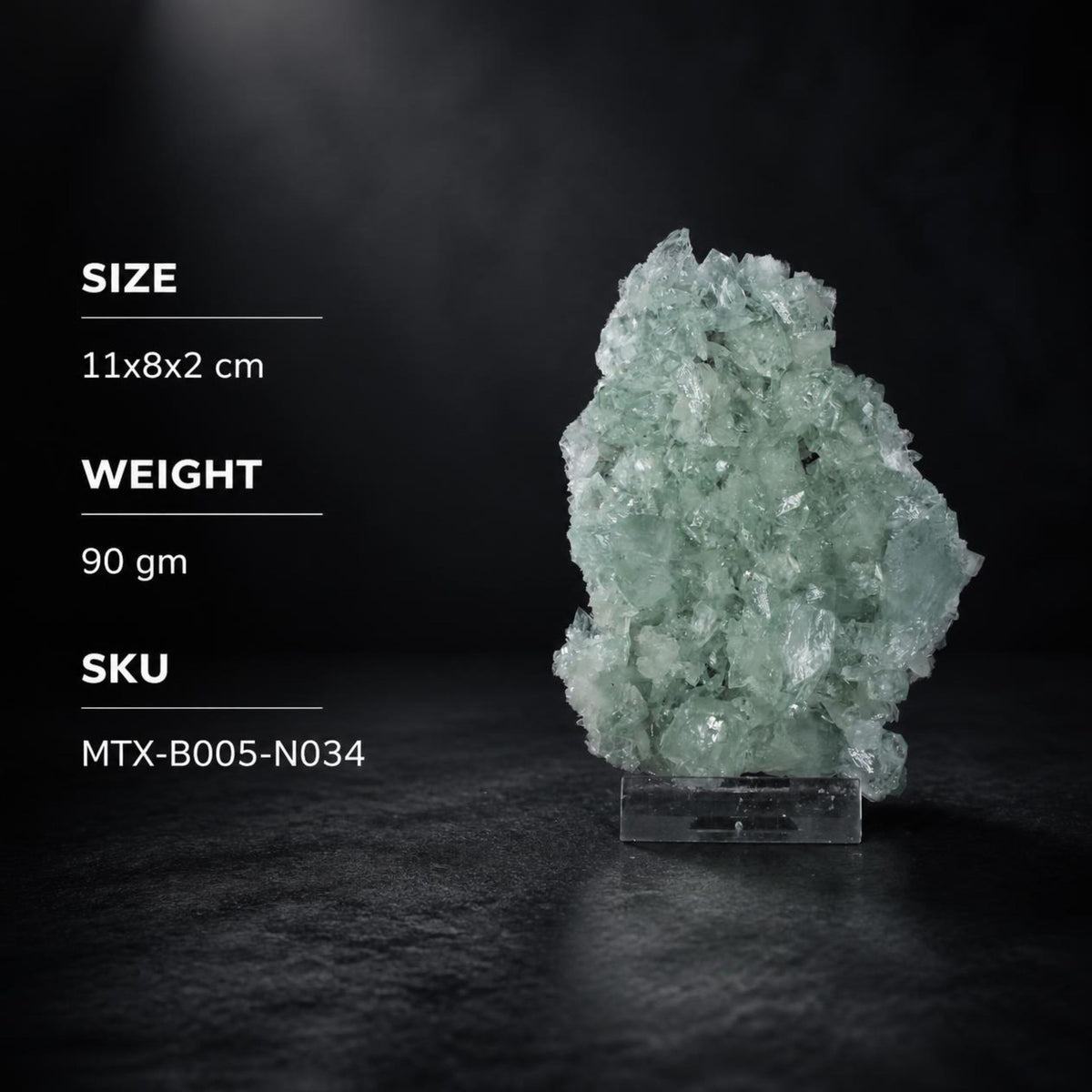 Apophyllite specimen — India, 90 g.