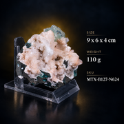 Natural Stilbite with Apophyllite Mineral Specimen – 110g